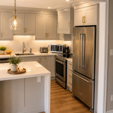 Maple, ON, Main Floor Remodeling with load bearing wall removals