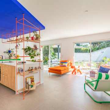 Renovation colorée à Marseille