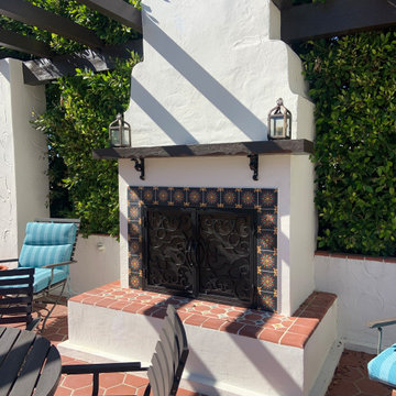 Outdoor Fireplace Surround Tiles - Durand Home