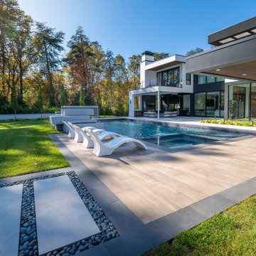 Modern Hillside Oasis