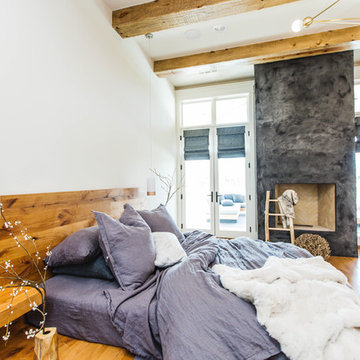 Rustic Contemporary Bedroom