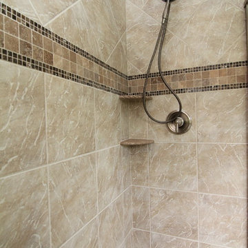 Custom tile shower