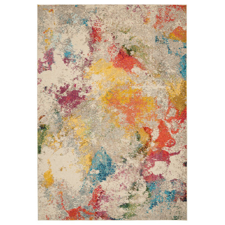 Nourison Celestial Area Rug, Ivory/Multicolor, 7'x10'