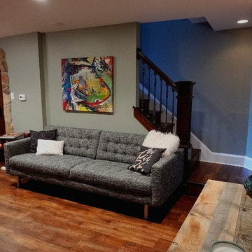 Lower Level Remodel with Wine Cellar