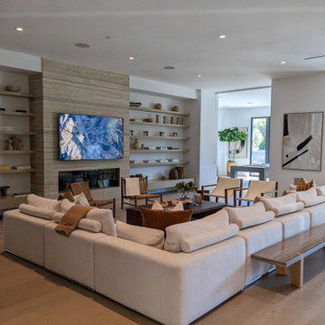 Round Meadow - Living Room Built-In Entertainment Center