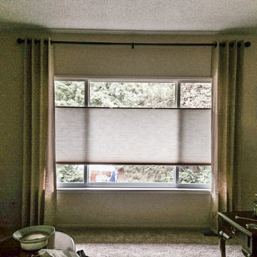 Top down Bottom up shades with panels