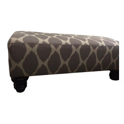 West Elm Essex Printed Bench - Indoor Benches
