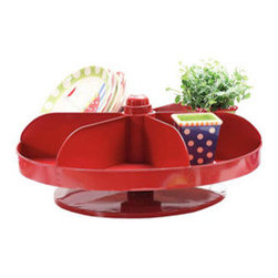 Cherry Red Vintage-Inspired Kitchen Caddy - Products
