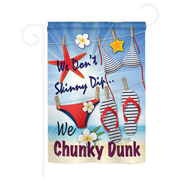 Summer Chunky Dunk 2-Sided Impression Garden Flag