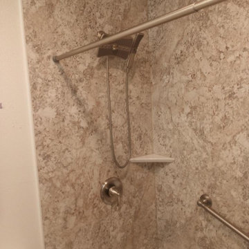 Spring Carnival color smooth Laminate Wall shower
