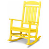 POLYWOOD Presidential Rocking Chair, Lemon