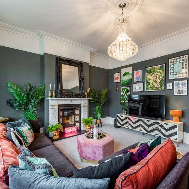 75 Beautiful Eclectic Living Room Ideas and Designs - June 2024 | Houzz UK