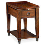 Hammary - Sunset Valley Chairside Table by Hammary, Rich Mahogany - Product Options: