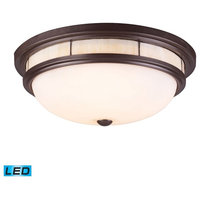 Tiffany 3-Light Flush Mount In, LED