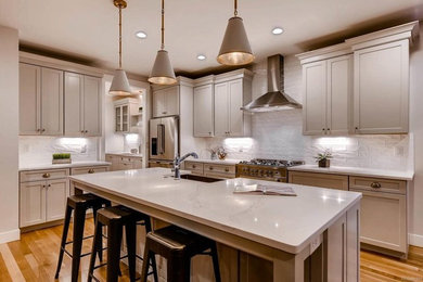 Kitchen - transitional kitchen idea in Denver
