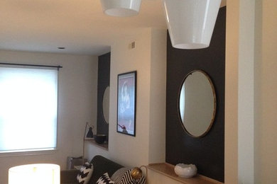 Living room - contemporary living room idea in Philadelphia