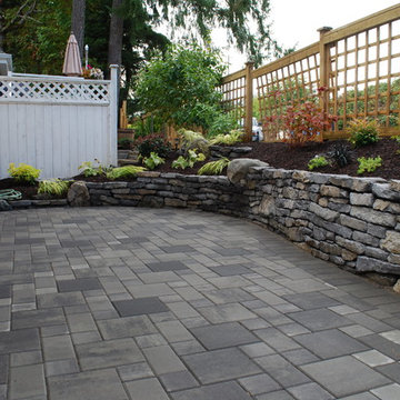 Dry Stack Stone Masonry Retaining Wall Vctoria