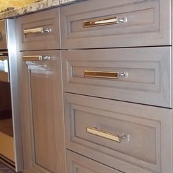 A310 Manhattan Cabinet Pulls, Polished Nickel - Cabinet And Drawer Handle Pulls