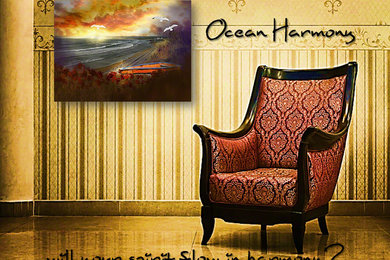 Example of a trendy family room design in New York