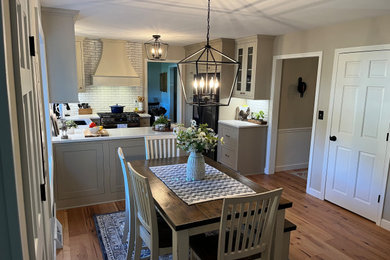Inspiration for a farmhouse home design remodel in Other