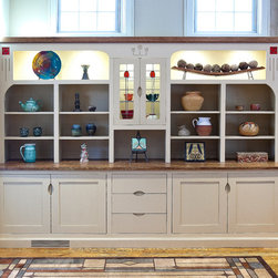 Custom Built-in Buchanan Cabinet, Left Side - Bookcases