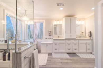Bathroom - mediterranean bathroom idea in DC Metro