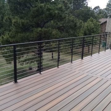Metal and Stainless Steel Cable Deck Railing