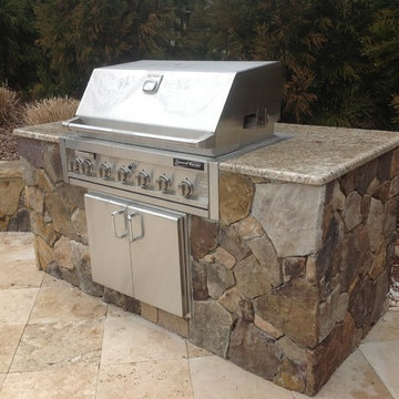 Stone Built In Grill