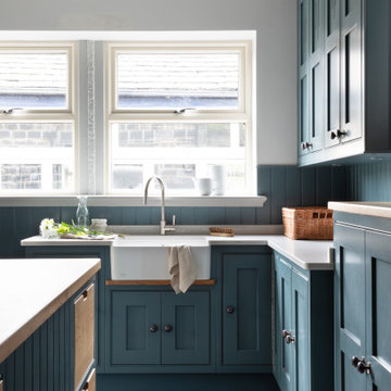 Altrincham County House Kitchen - Bespoke Shaker Kitchen, Hand-crafted Kitchen