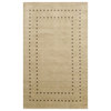 Beige Transitional Solid Lori Baft Area Rug