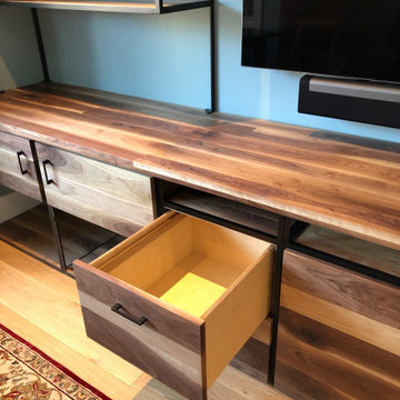 Sappy Walnut Wall Unit