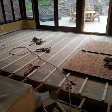 Stacy M Custom Kitchen Flooring + Bump out