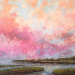 "Sunset Glow" oil, 30"x52" by Deborah Randall - Products