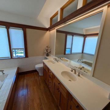 Modern Bathroom Update in an 1890 Home
