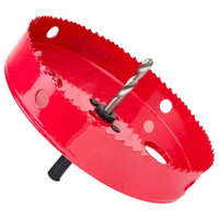 Hole Saw, Heavy Duty Steel Design: Great for Making Cornhole Boards, 6"