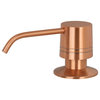 Built, Copper Soap Dispenser Refill from Top With 17oz Bottle, Copper