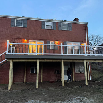 Illuminated Composite Deck & Stairway