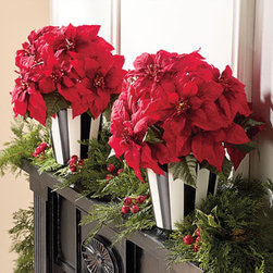 Potted Poinsettia - Holiday Decorations
