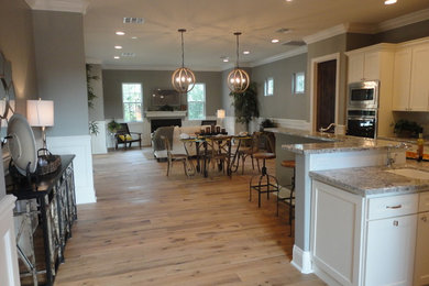 Transitional home design photo in Phoenix