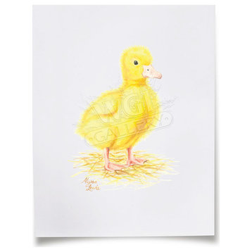 "Barnyard Littles" Duckling Paper Print, Unframed, 13x19