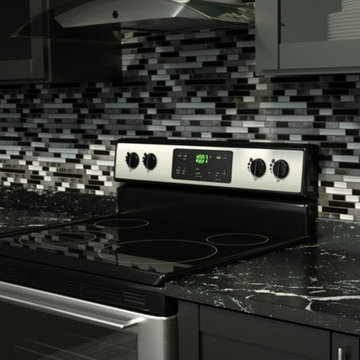 Stainless Steel Tile Modern Random Mix