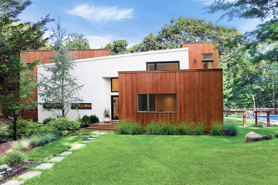 Inspiration for a modern exterior in New York.