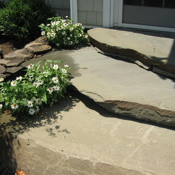 Boulder ideas & Broken Blue Stone Path