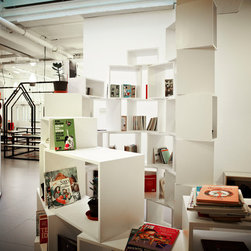 Stacked shelf system - Bookcases