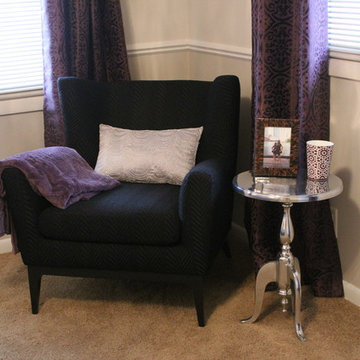 Wichita Eclectic Hollywood Regency Inspired Guest Room