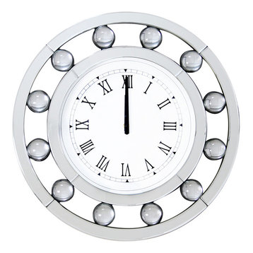 Boffa Mirrored Wall Clock