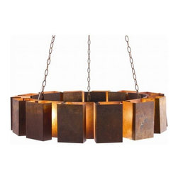 Arteriors Vaughn 14L Iron Chandelier - Pendant Lighting