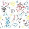 Disney Mickey Mouse Line Art Peel & Stick Wallpaper