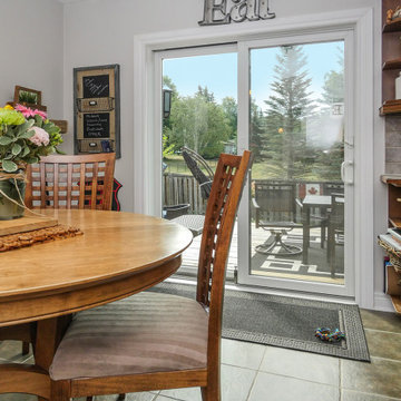 New Sliding Glass Door in Lovely Kitchen - Renewal by Andersen Greater Toronto,