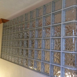 Glass Block Partition - Screens And Room Dividers